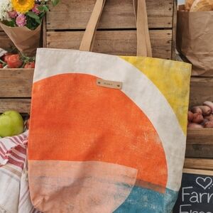 Colorful Canvas Tote Bag